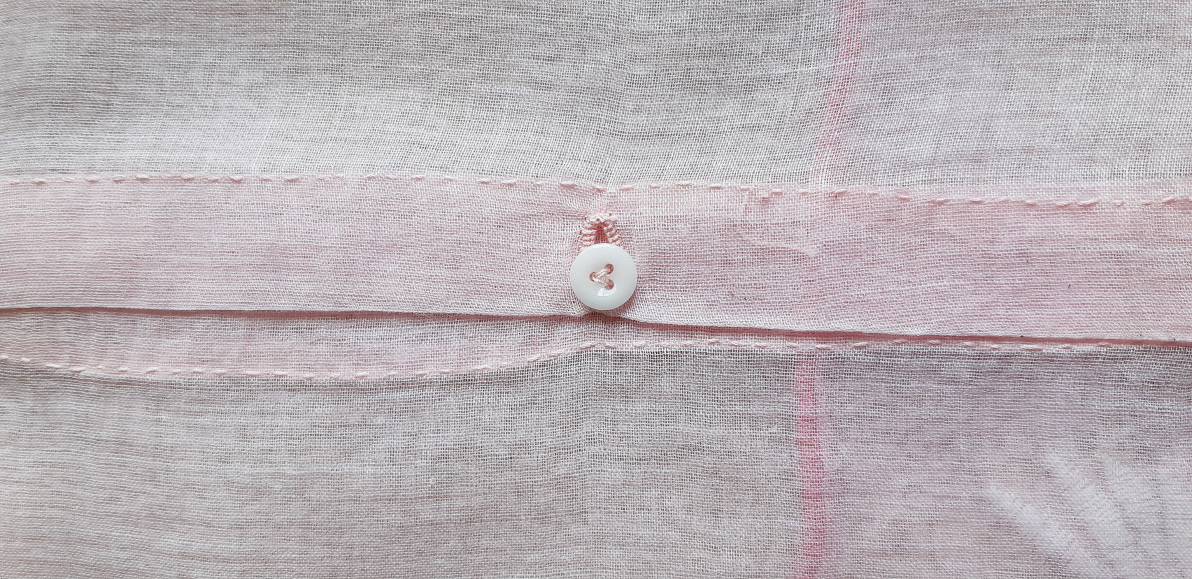 Children's pillowcase sewn and embroidered by hand