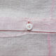 Children's pillowcase sewn and embroidered by hand