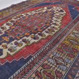 Red & Blue Oushak Rug sku A52