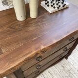 Solid elm aranjou chest of drawers