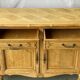 Vintage sideboard renovated in marquetry and raw solid wood