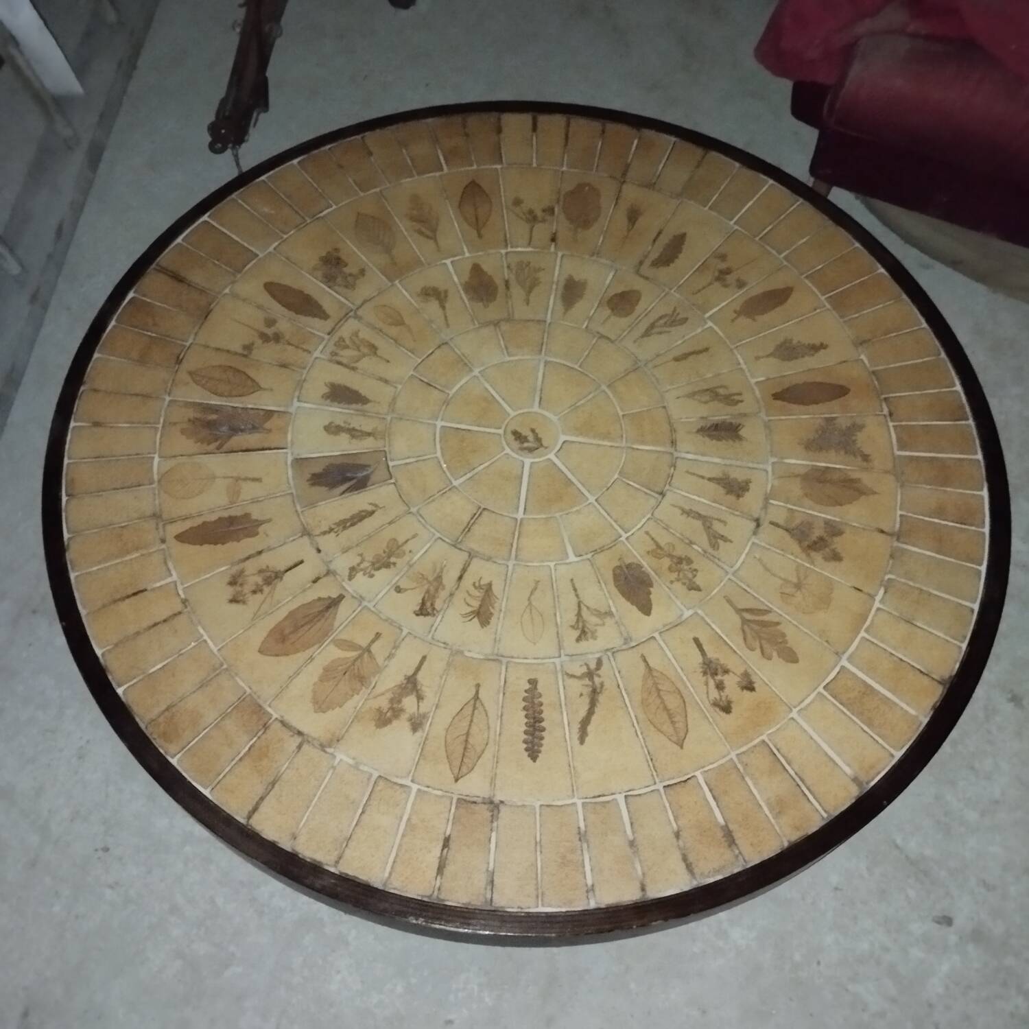 Vallauris Capron ceramic coffee table