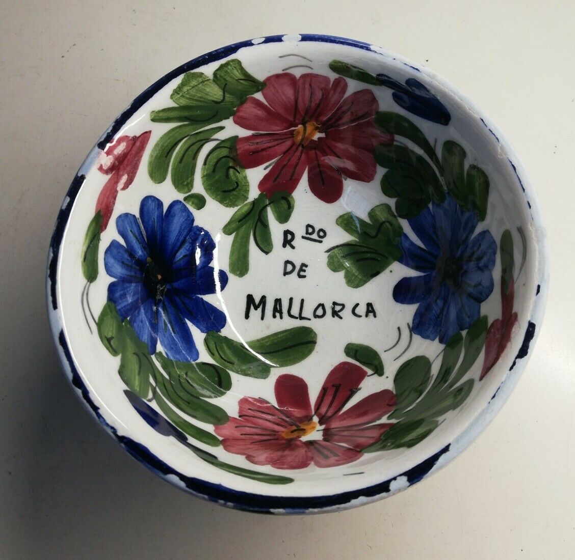 20th century Rdo De Mallorca vintage decoration bowl