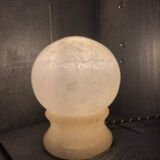 Onyx globe lamp