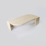 Vintage travertine coffee table