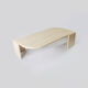 Table basse en travertin vintage
