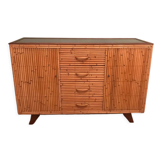 Rattan buffet