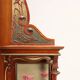Antique Art Nouveau display cabinet in mahogany, Italy, 19th century.