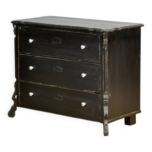 Commode en chêne et - 1910