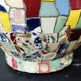 Vase tiles pique plate 50's
