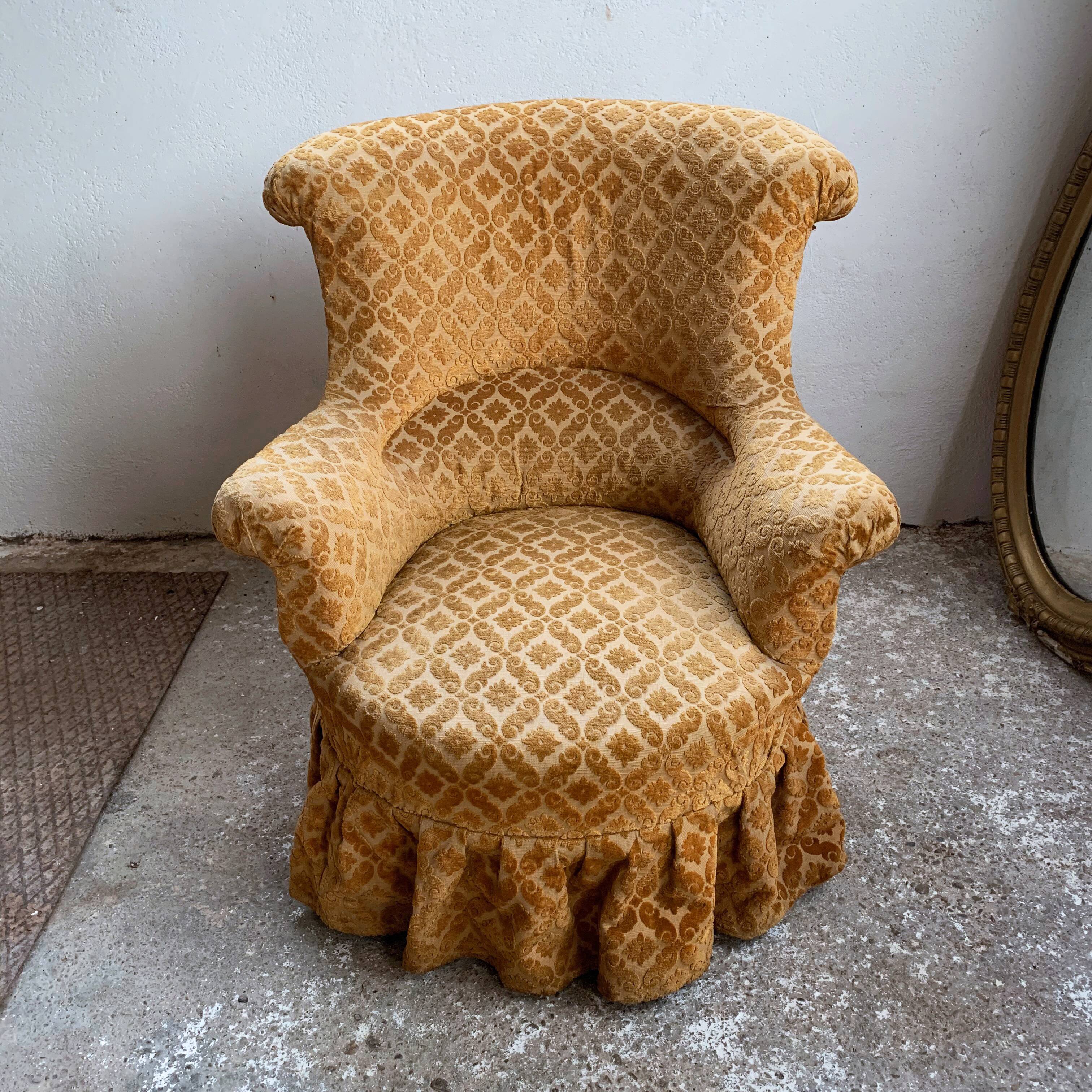 Napoleon III toad chair
