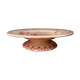 Compotier Terre de Fer XIXth opaque porcelain of Gien, model Chardons