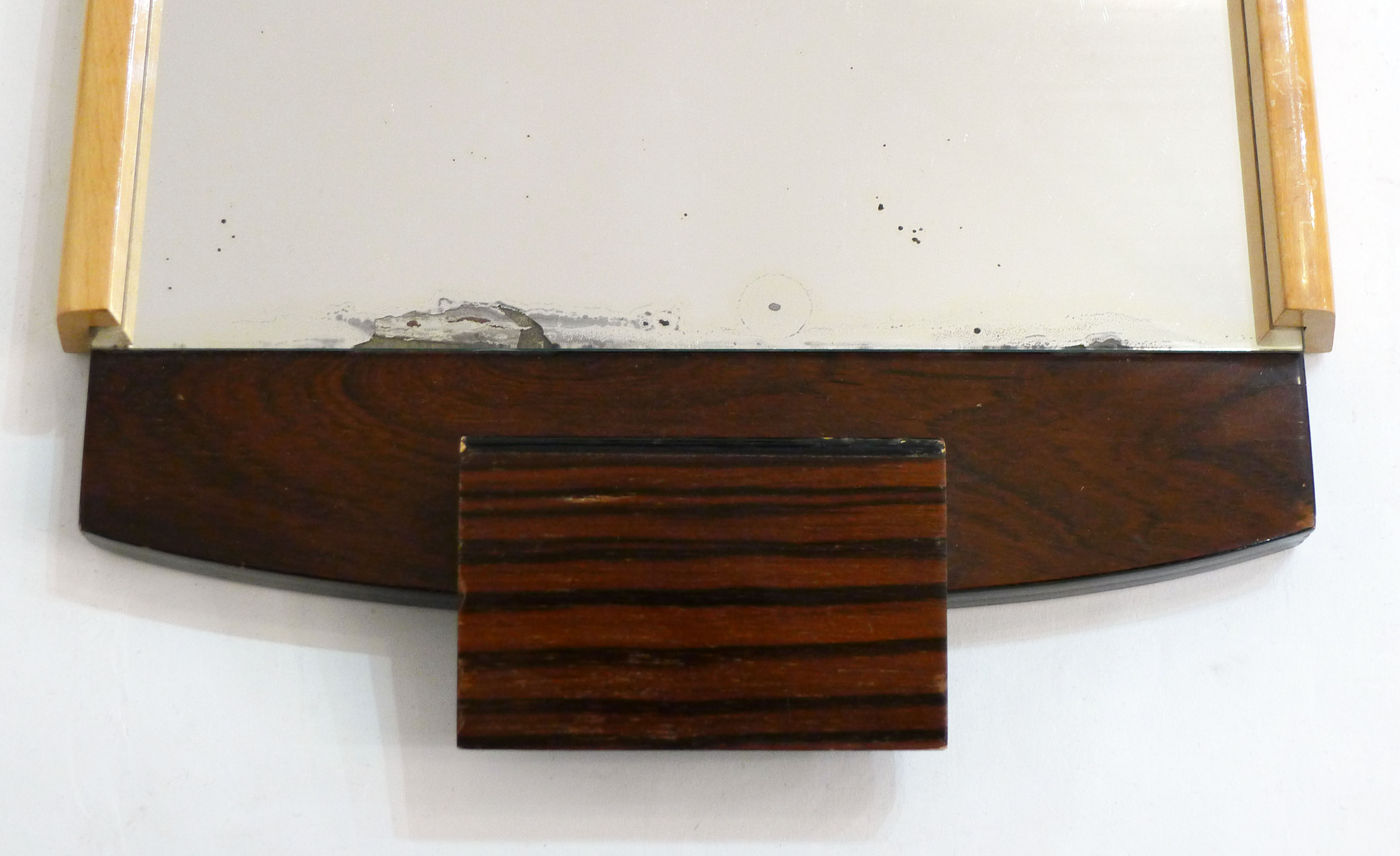 Two-tone art deco mirror tray