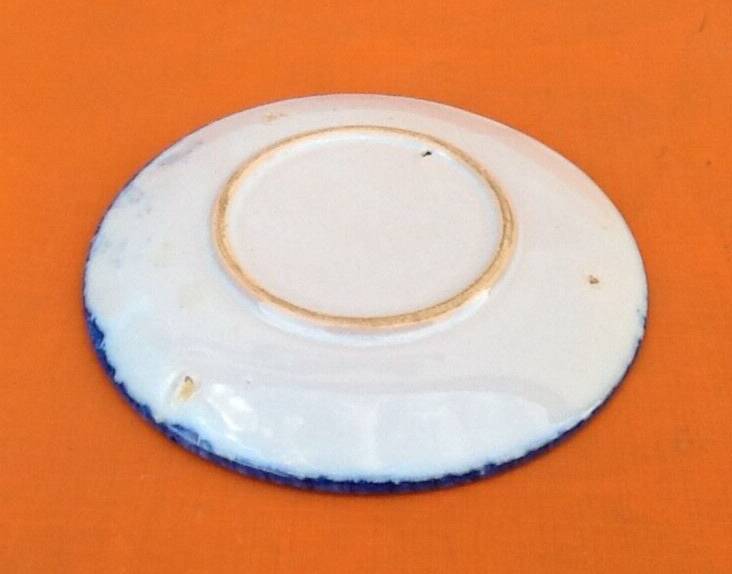 Charolles earthenware eared bowl / saucer rooster model