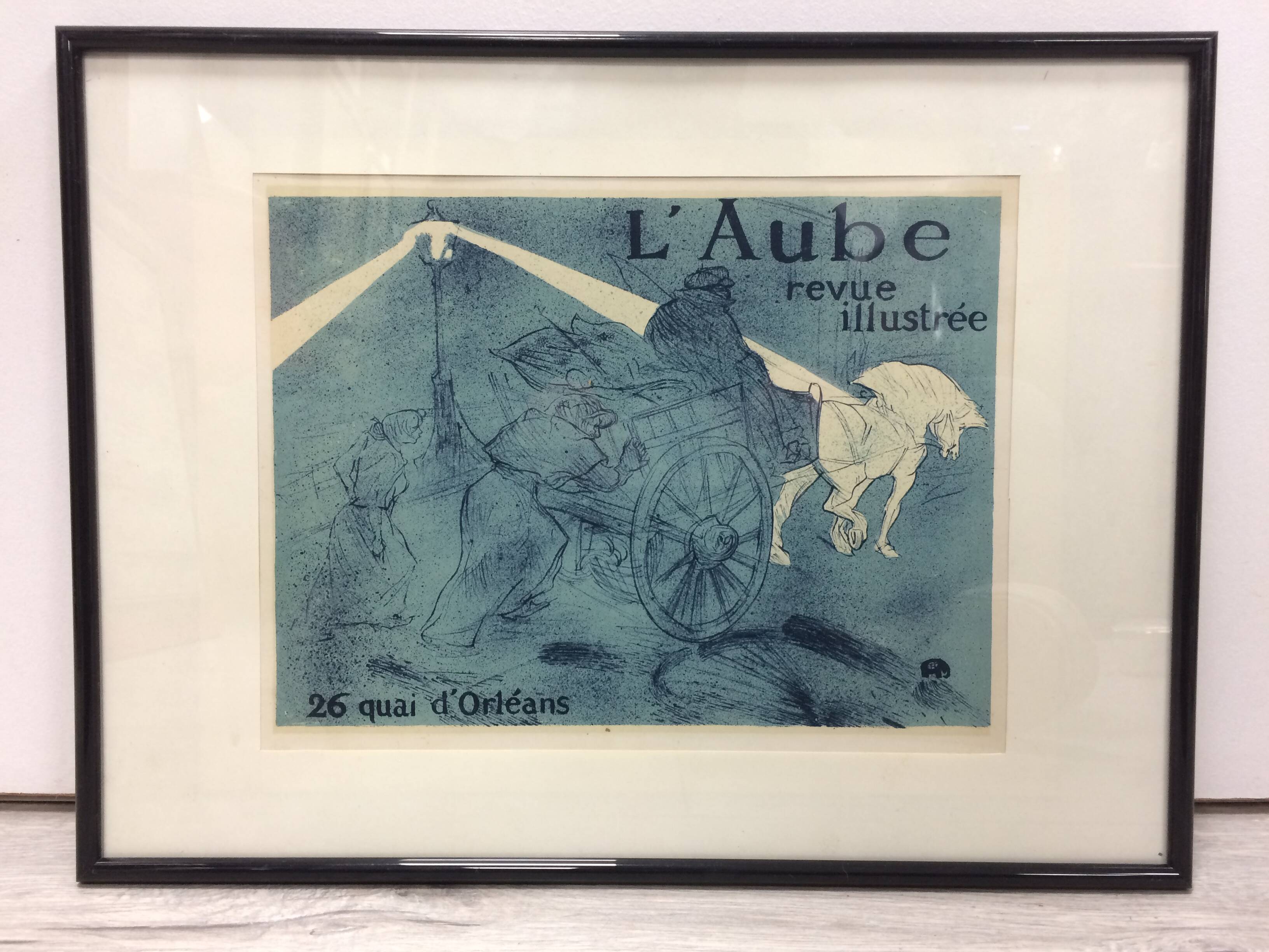 Poster “L’Aube” Toulouse-Lautrec