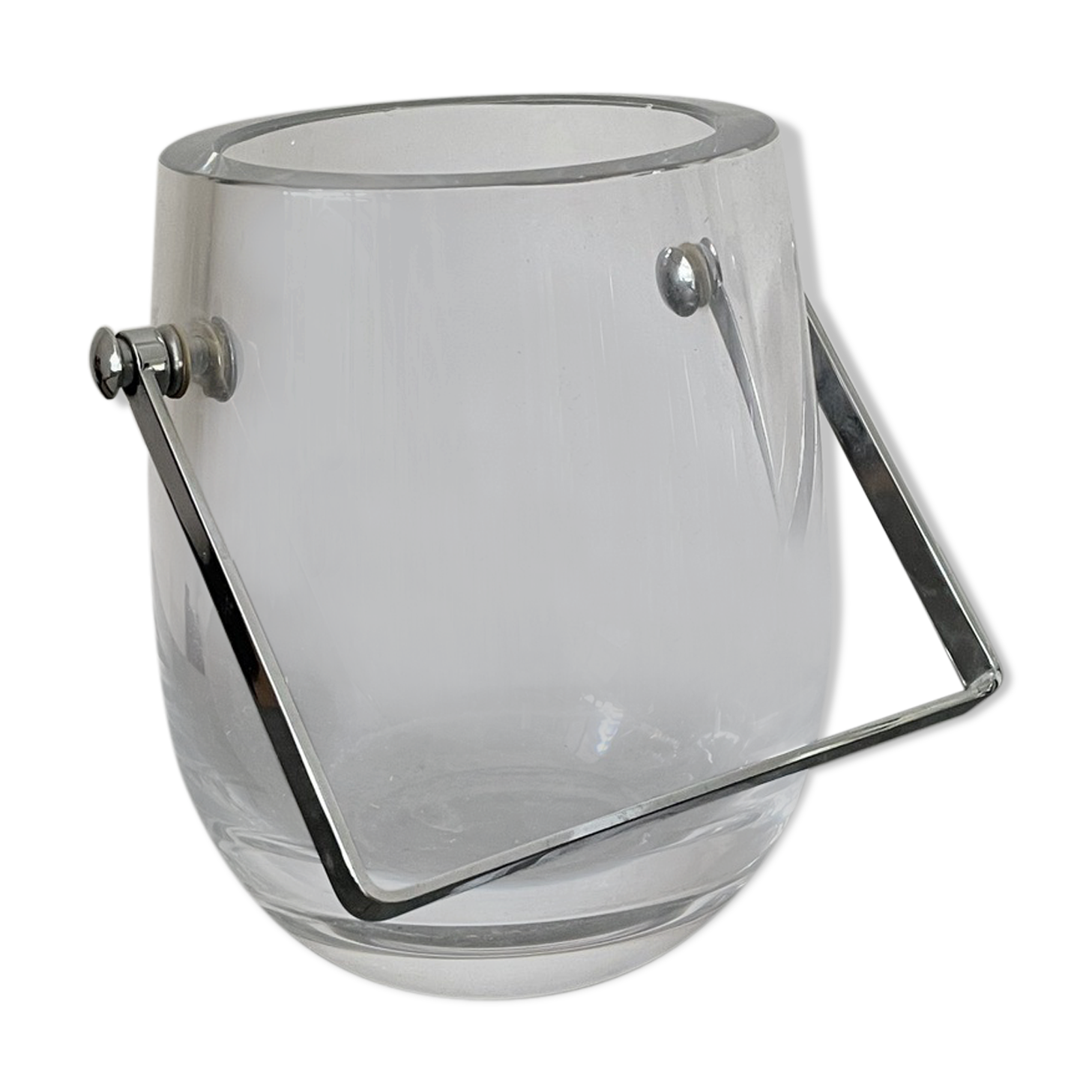 Daum vintage ice bucket