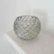 Vintage pressed glass bowl / pocket bowl – diamond pattern – 1960s/70s