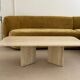 Italian travertine coffee table