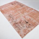 Salmon & Peach Turkish Vintage Rug, 167x286Cm