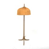Lampadaire scandinave en chêne, Suède, 1960