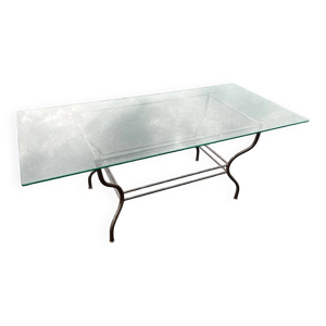 Table rectangulaire dessus - pietement