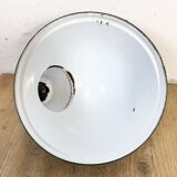 Industrial Green Enamel Factory Pendant Lamp, 1960s