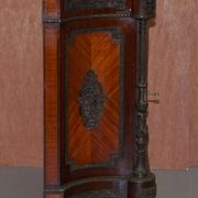 Louis Buffet in Walnut 19th Century with Drawers, Marble and Bronze Ornaments