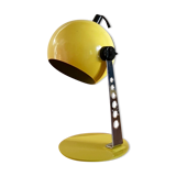 Chrome ball lamp and yellow metal