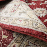 Handmade traditional red ziegler rug floral wool area rug- 124x187cm