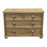 English chest of drawers of the nineteenth century in fir