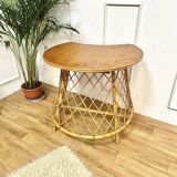 Vintage rattan table, desk
