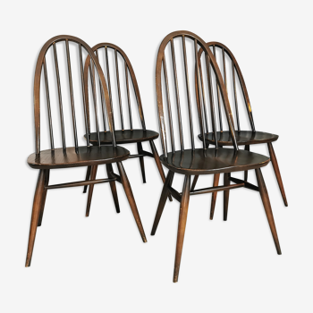 Série de 4 chaises Ercol