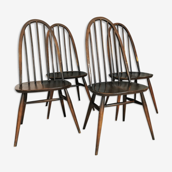 Series of 4 Ercol chairs