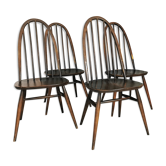 Series of 4 Ercol chairs
