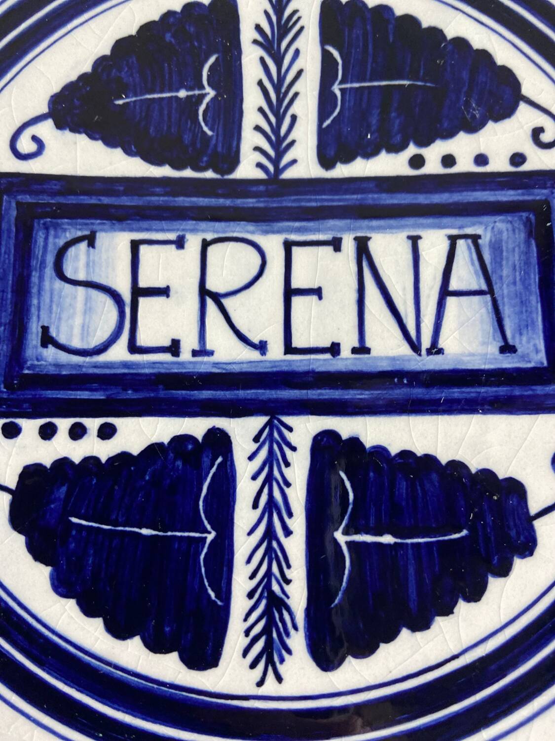 Italian vintage plate