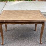 Table à manger Louis XV extensible XVIIIème rénovée en chêne massif 200