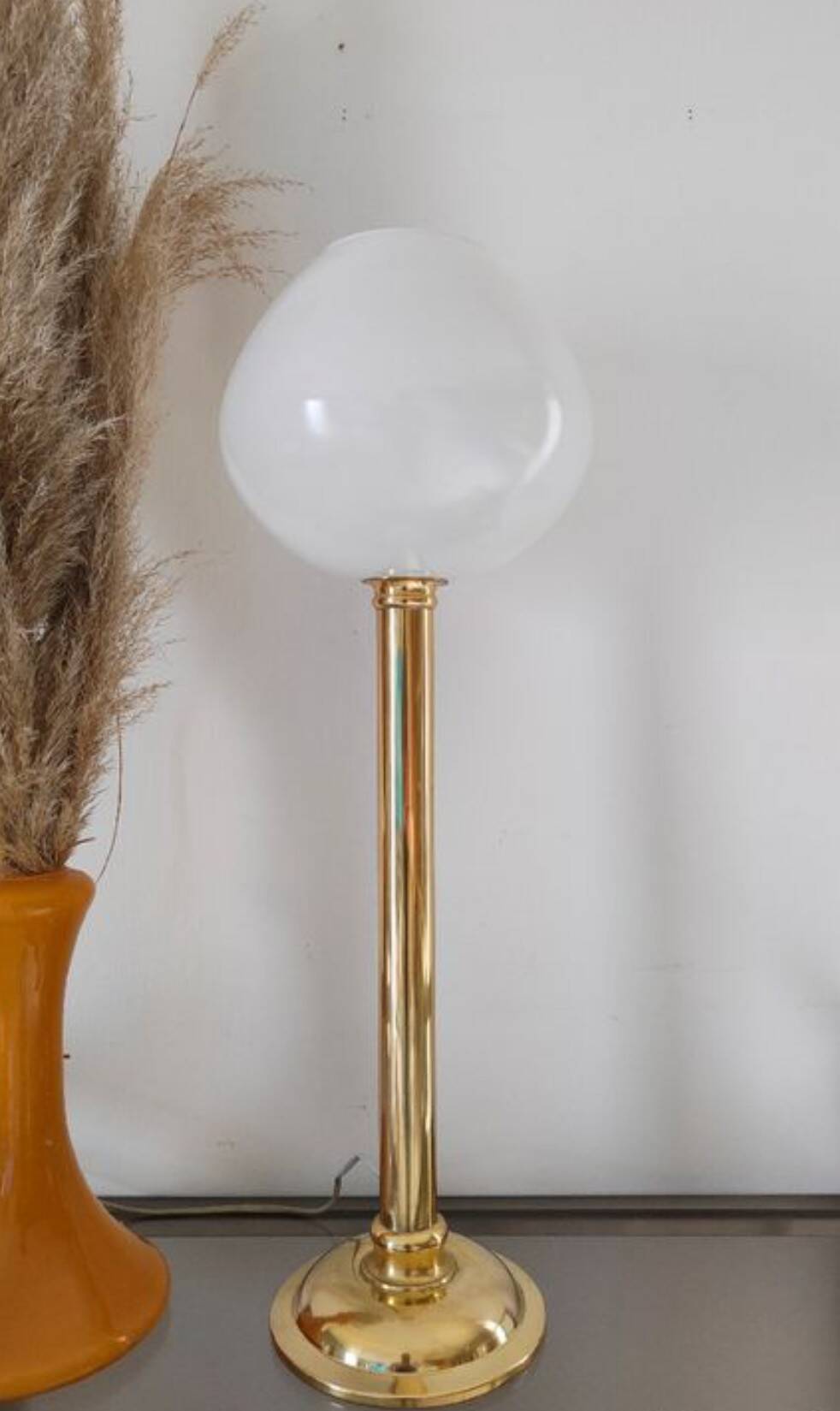 Vintage brass lamp 1960