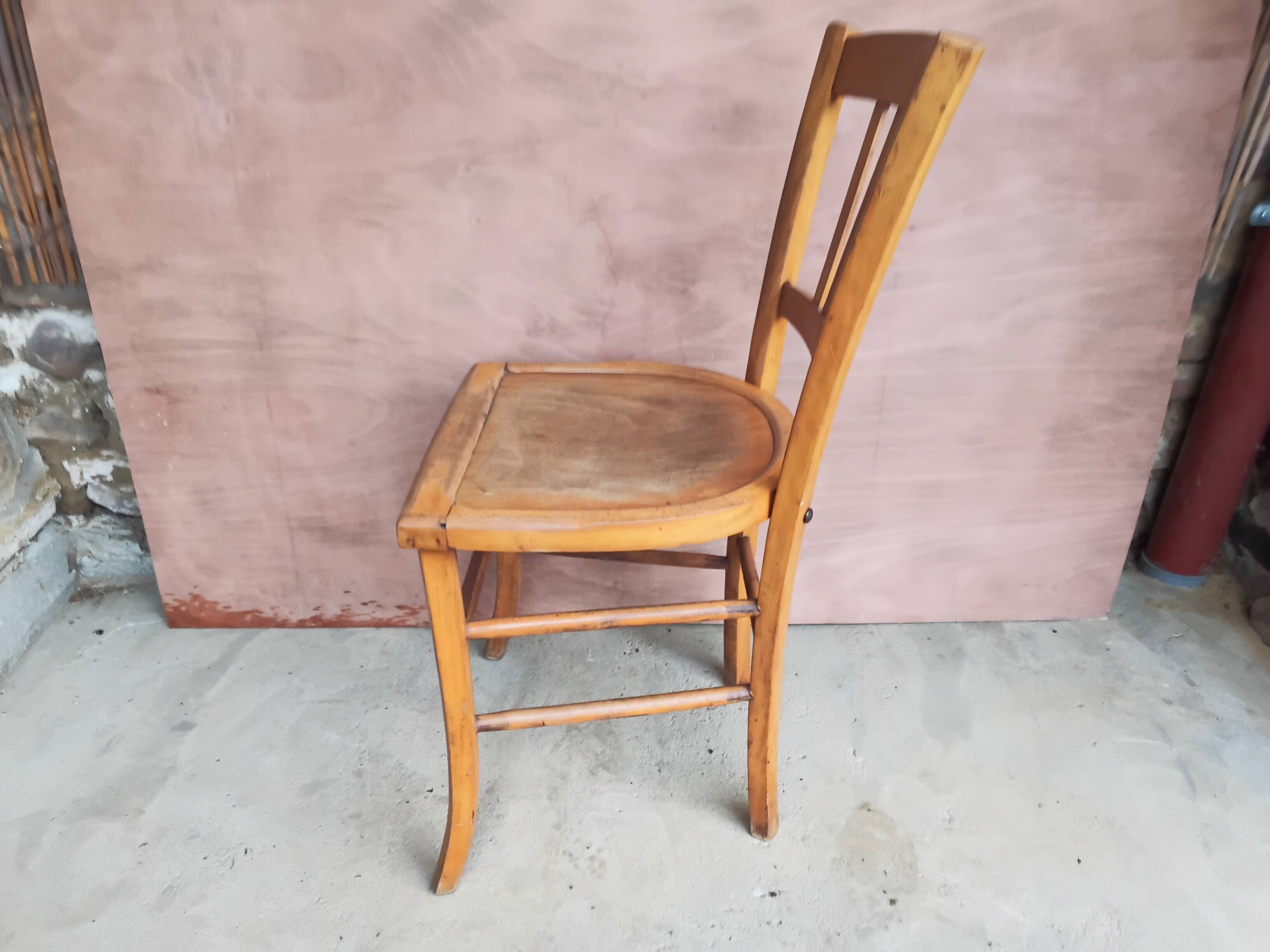 Duo of bistro chairs