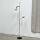 Swiss floor lamp with 2 white spots