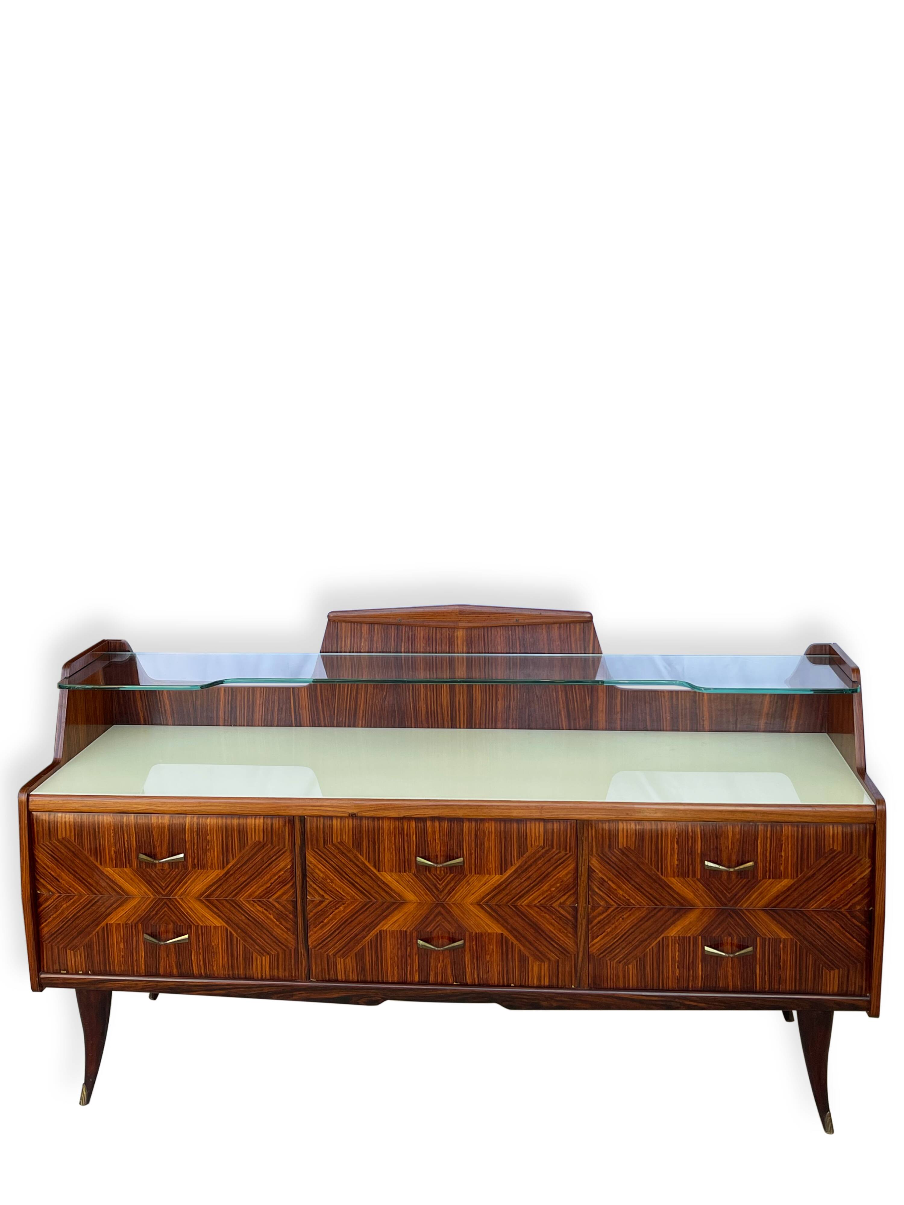 Original handcrafted Italian chest of drawers ,1960s