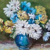 Oil painting : floral by Pearl Geddis