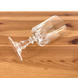 Vintage Arques crystal glasses, Louvre model