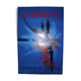 Old painter poster by Mathieu