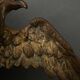 Three bronze eagles Napoleon III 19th century golden patina