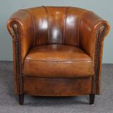 Club armchair in sheepskin, Joris