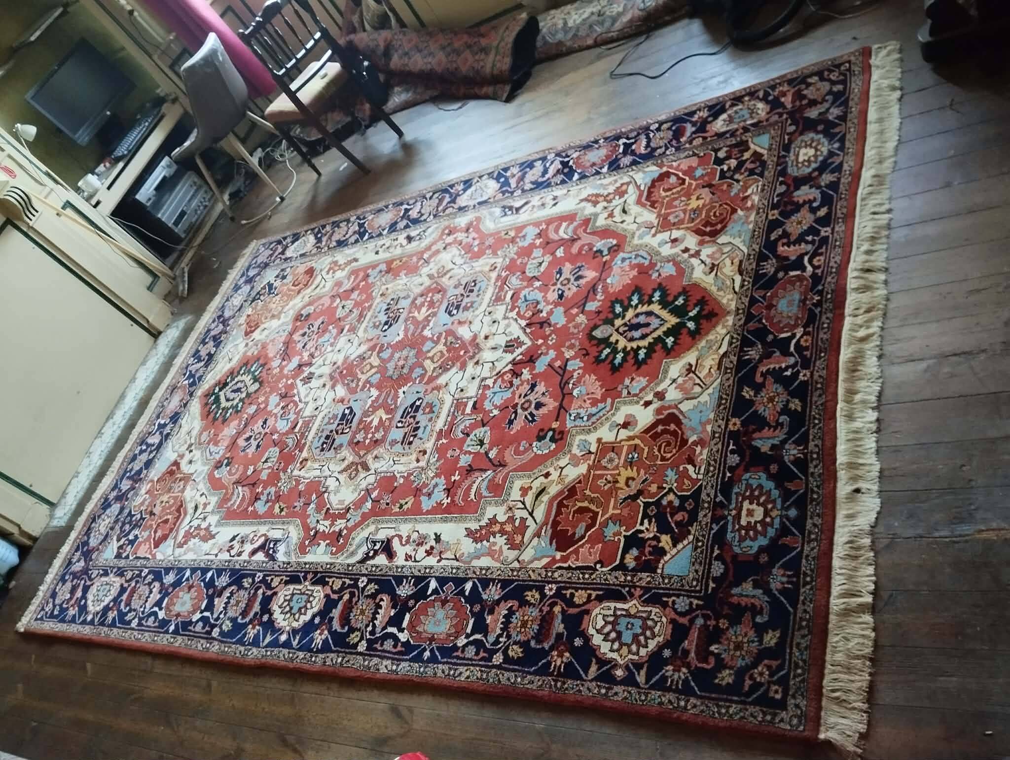 Tapis Indo Heriz fait main 318x223cm