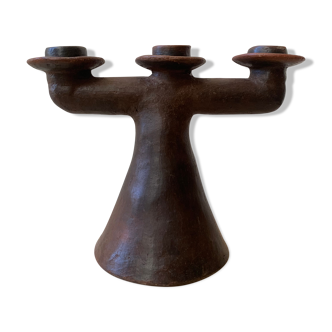 Terracotta candle holder