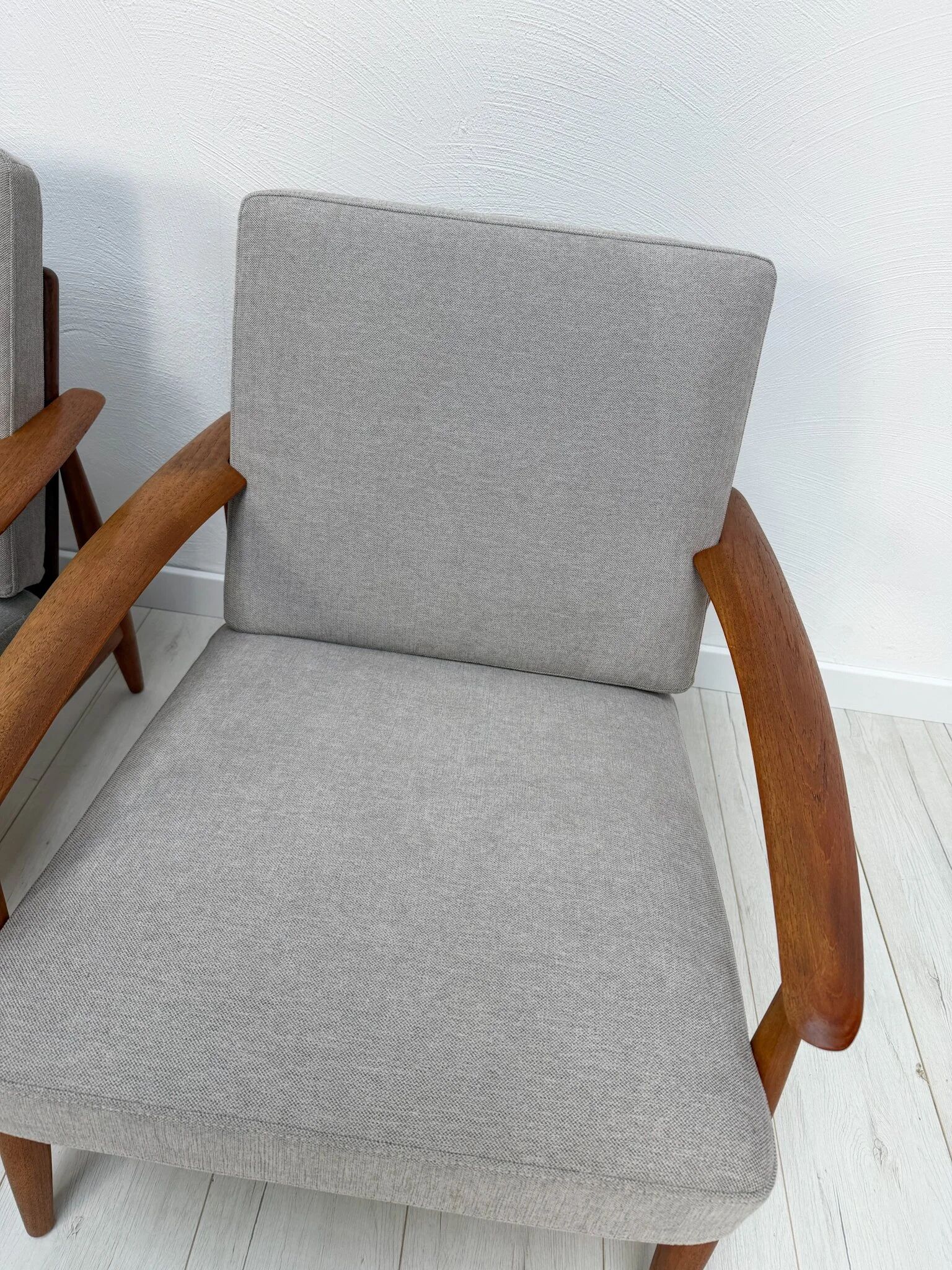 1960s vintage Danish mid-century teak armchair