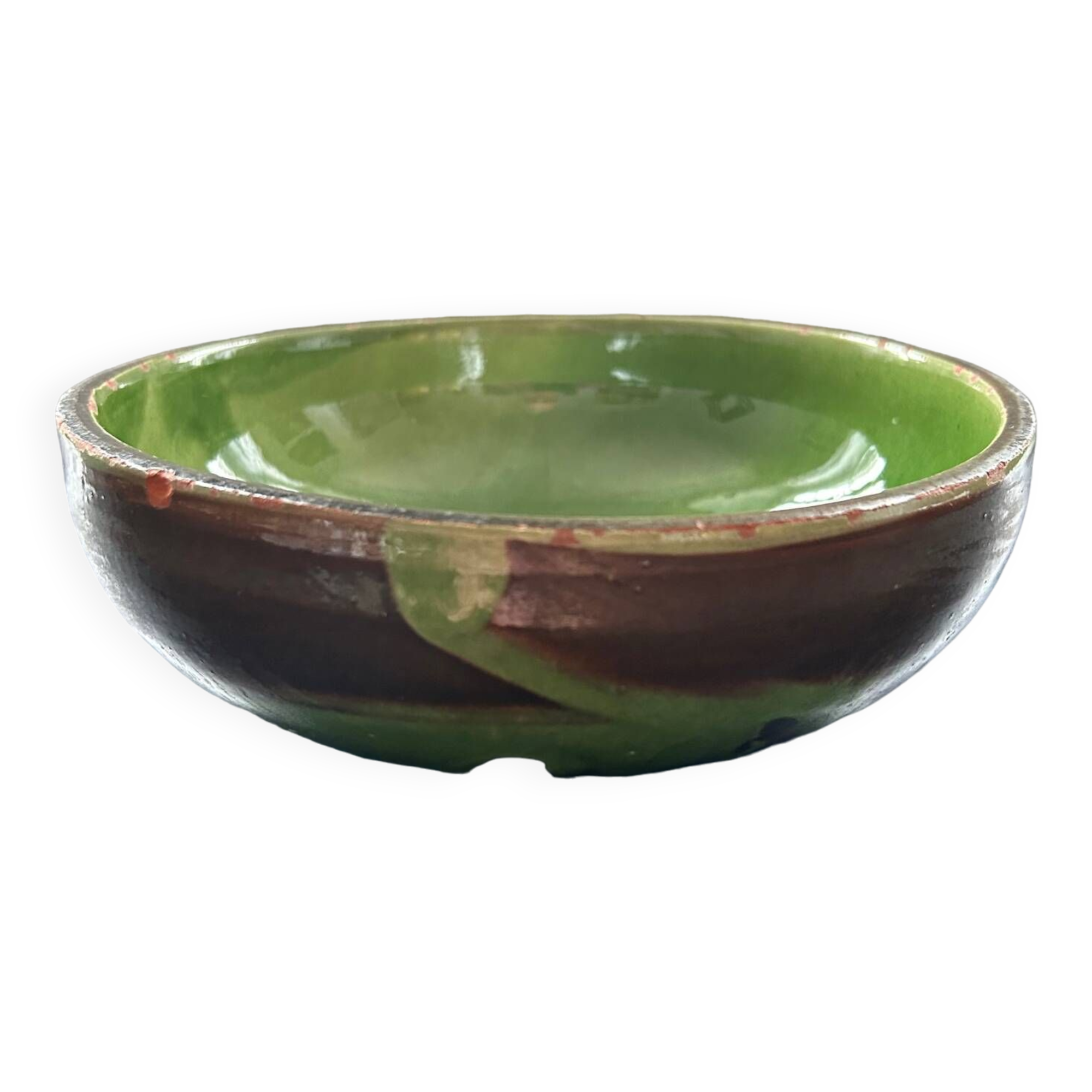 Provençal green artisanal salad bowl