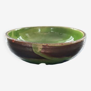 Provençal green artisanal salad bowl